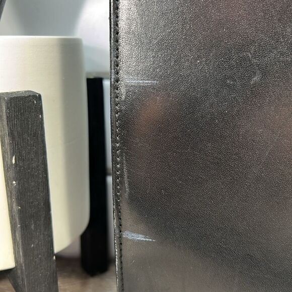 *5123 Coach black leather briefcase - Picture 7 of 13